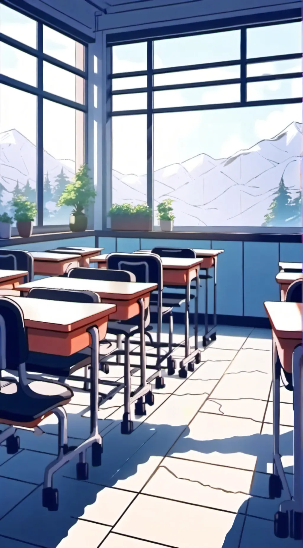 ai character: School fight! background