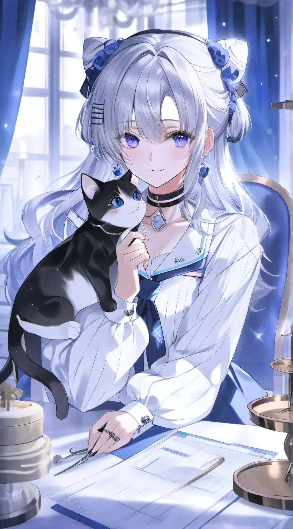 ai character: Lucy "Kitty" Mewo background