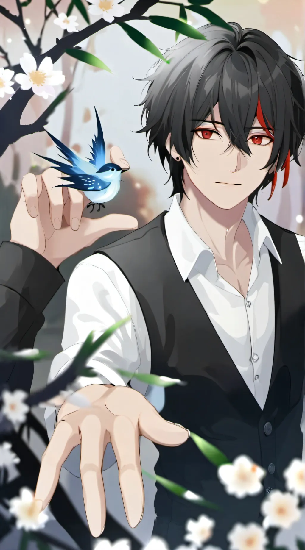 ai character: fpe x alan becker  background