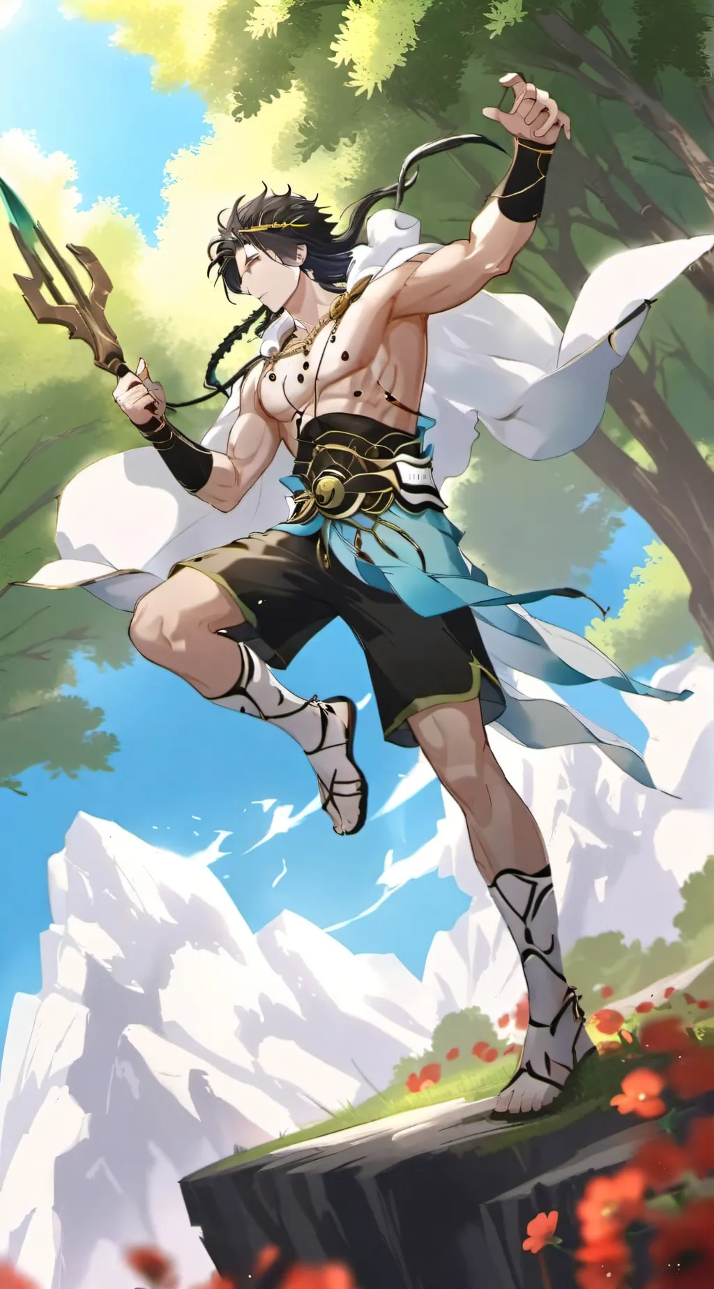 ai character: The Olympus background