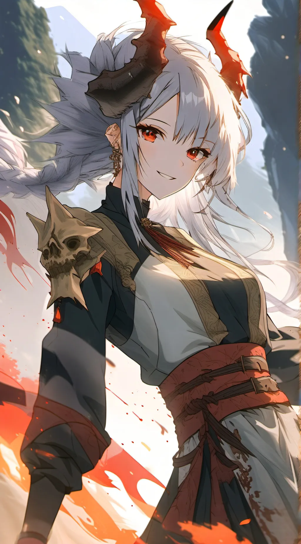ai character: Hælga background