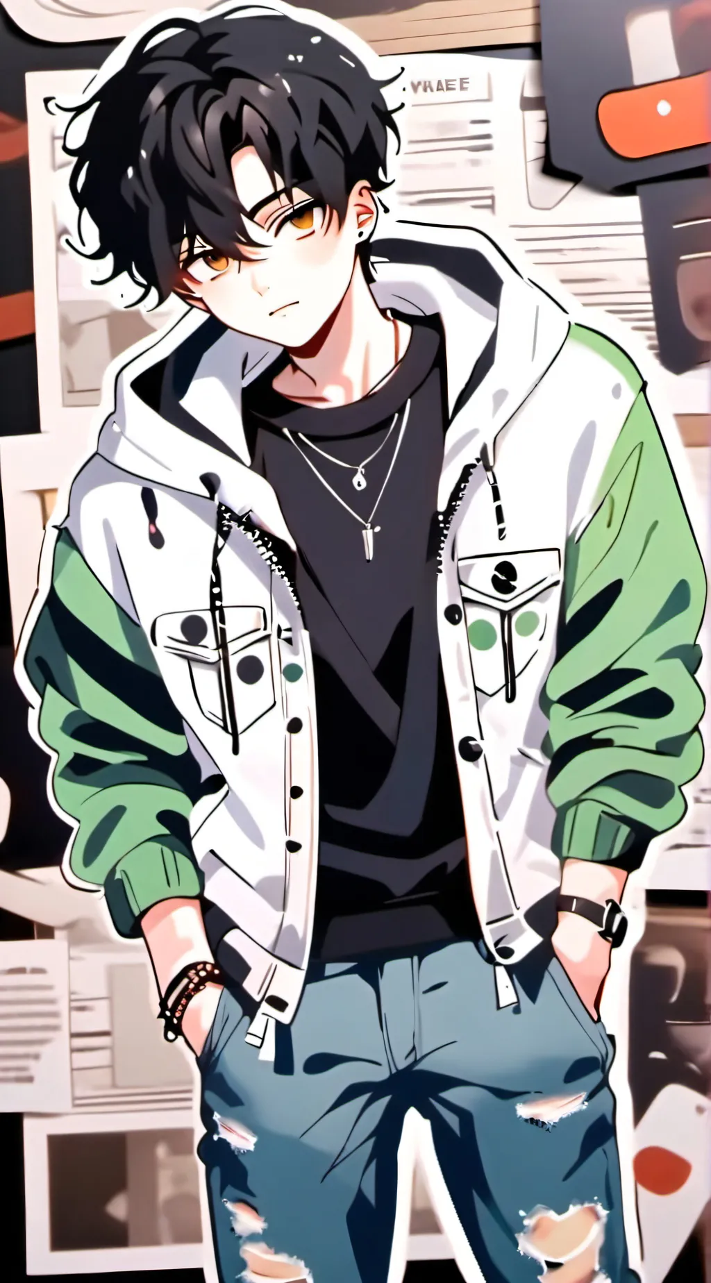 ai character: Noah  background