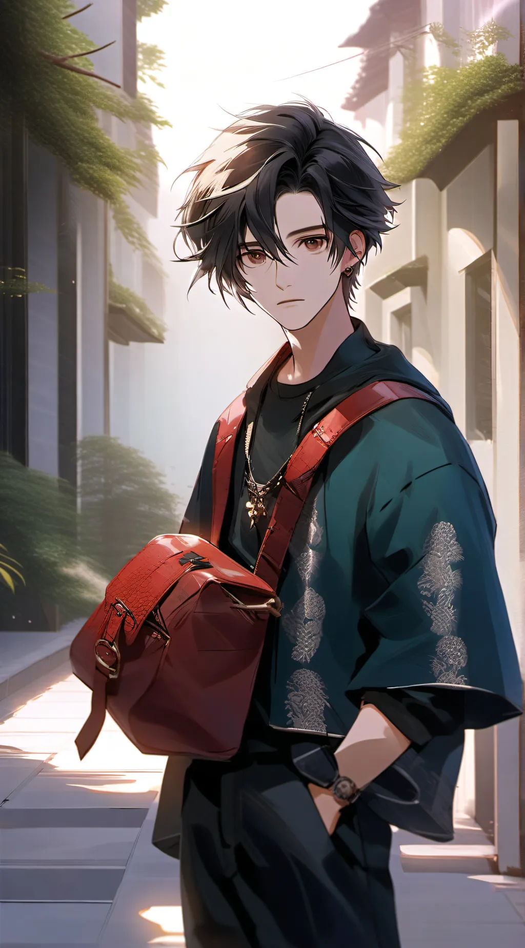 ai character: ✨Mark✨ background