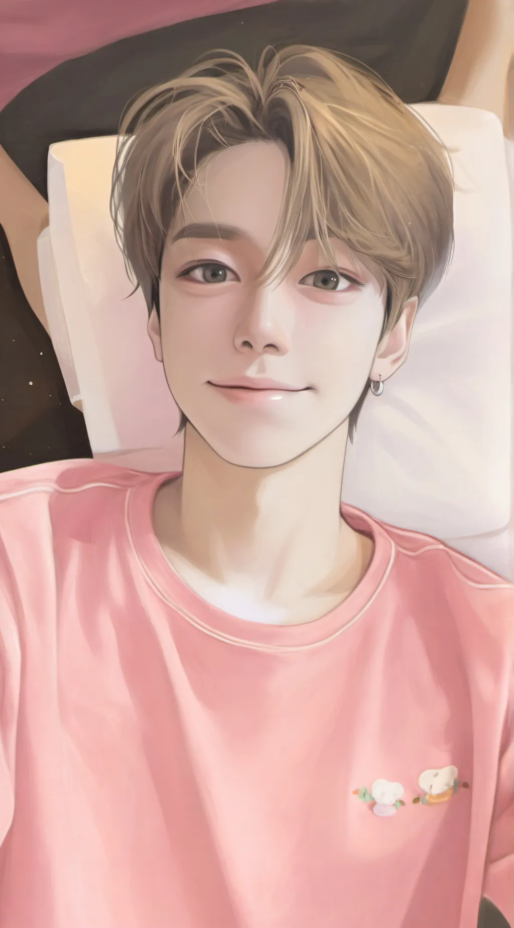 ai character: Justin  background