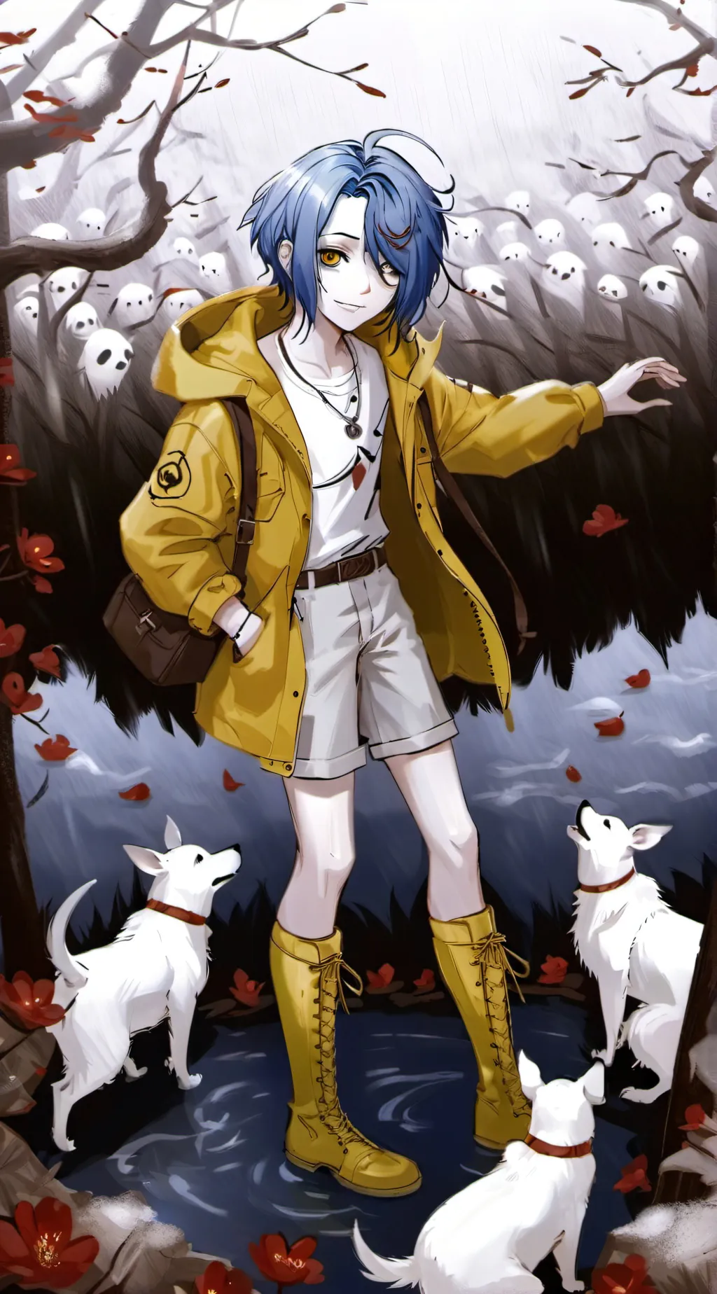 ai character: Coraline background