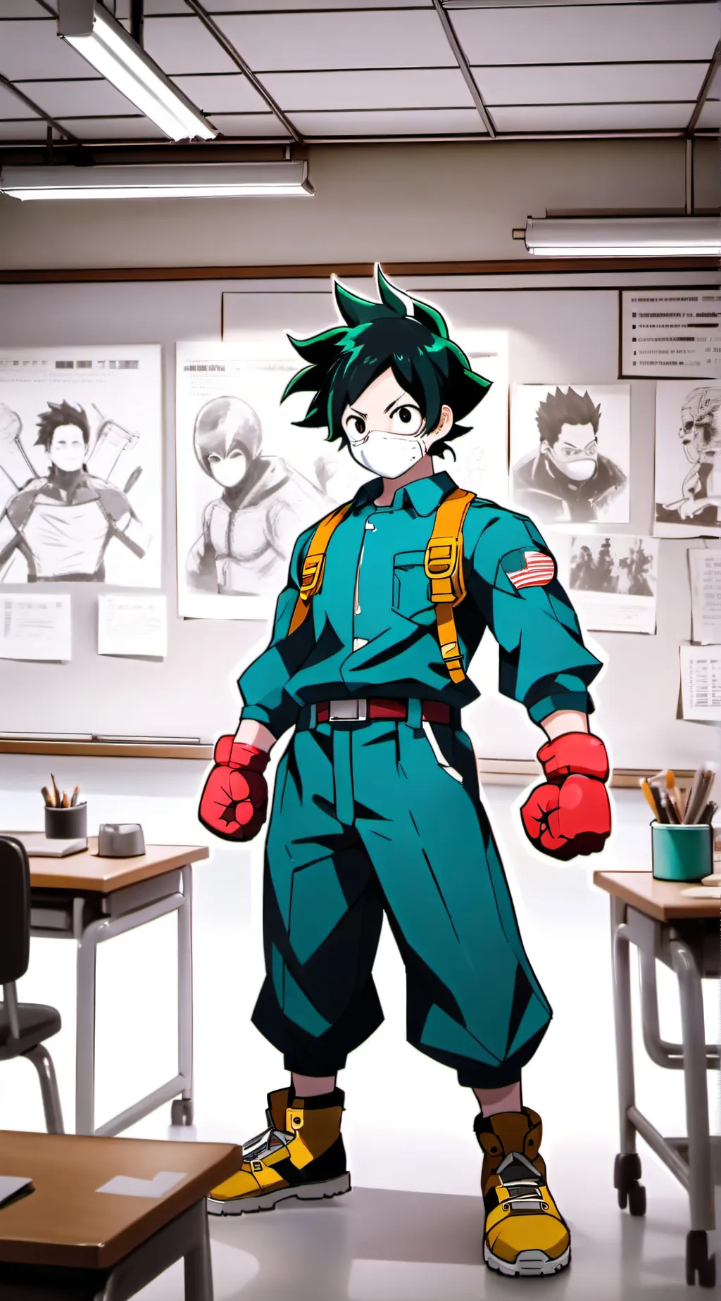 ai character: Mha background