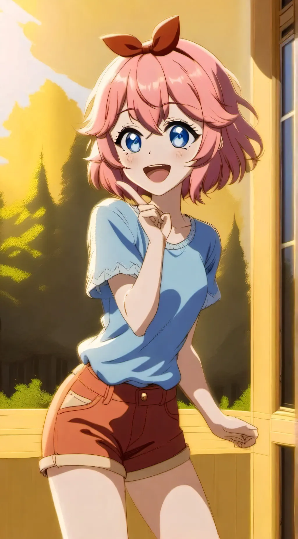 ai character: Sayori background