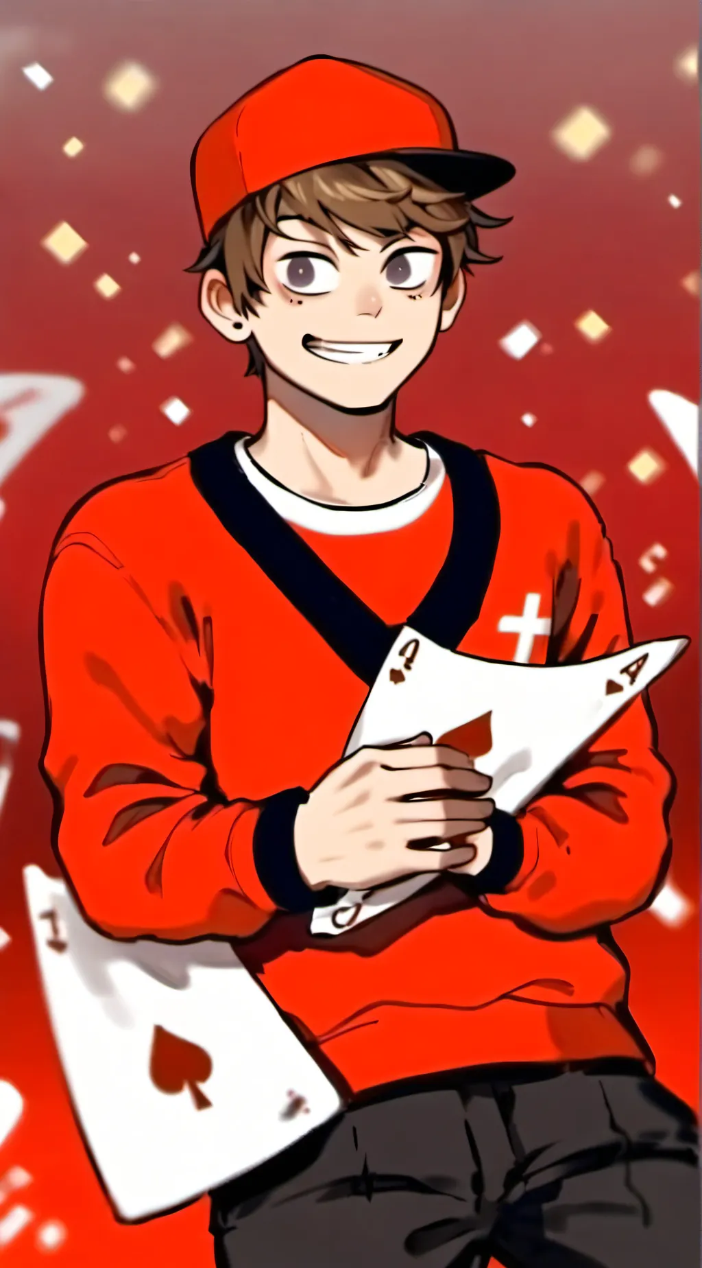 ai character: Tord  background