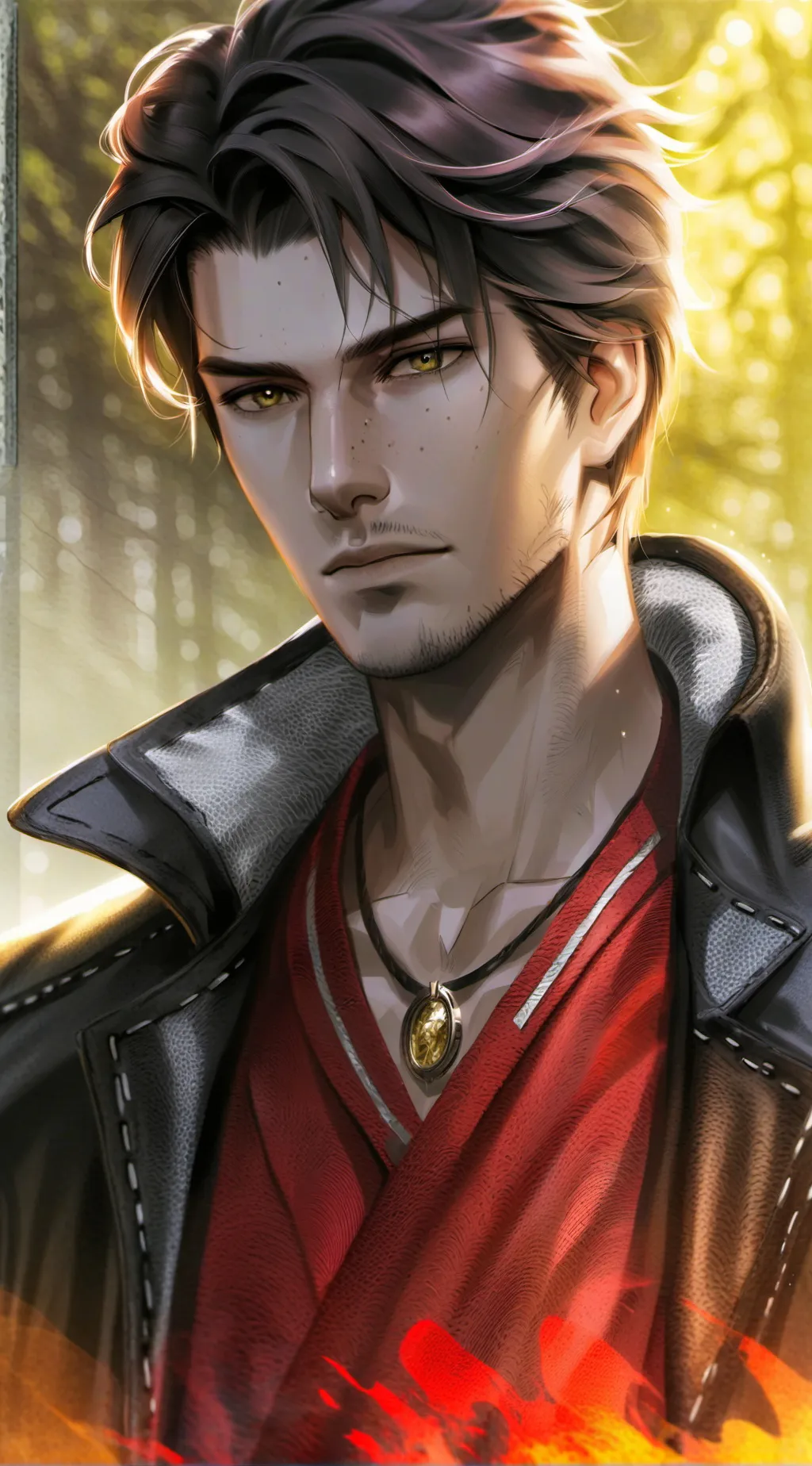 ai character: Silas  background