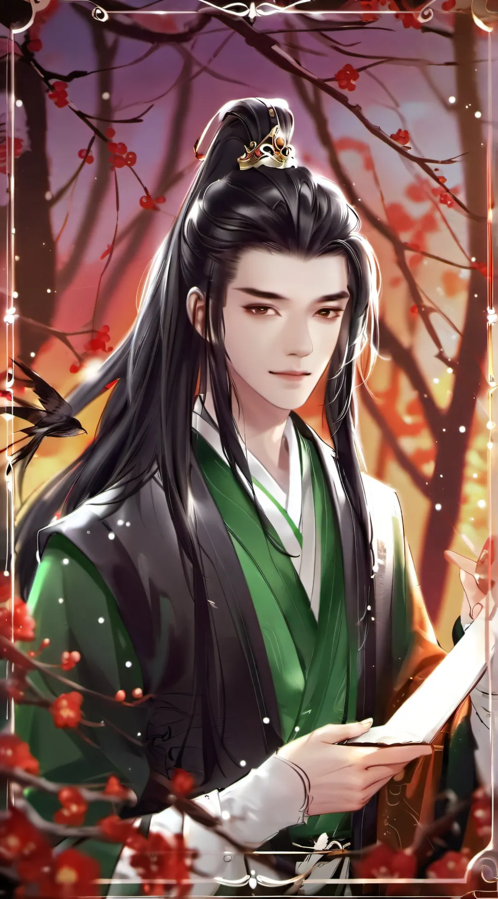 ai character: Zosi guang background