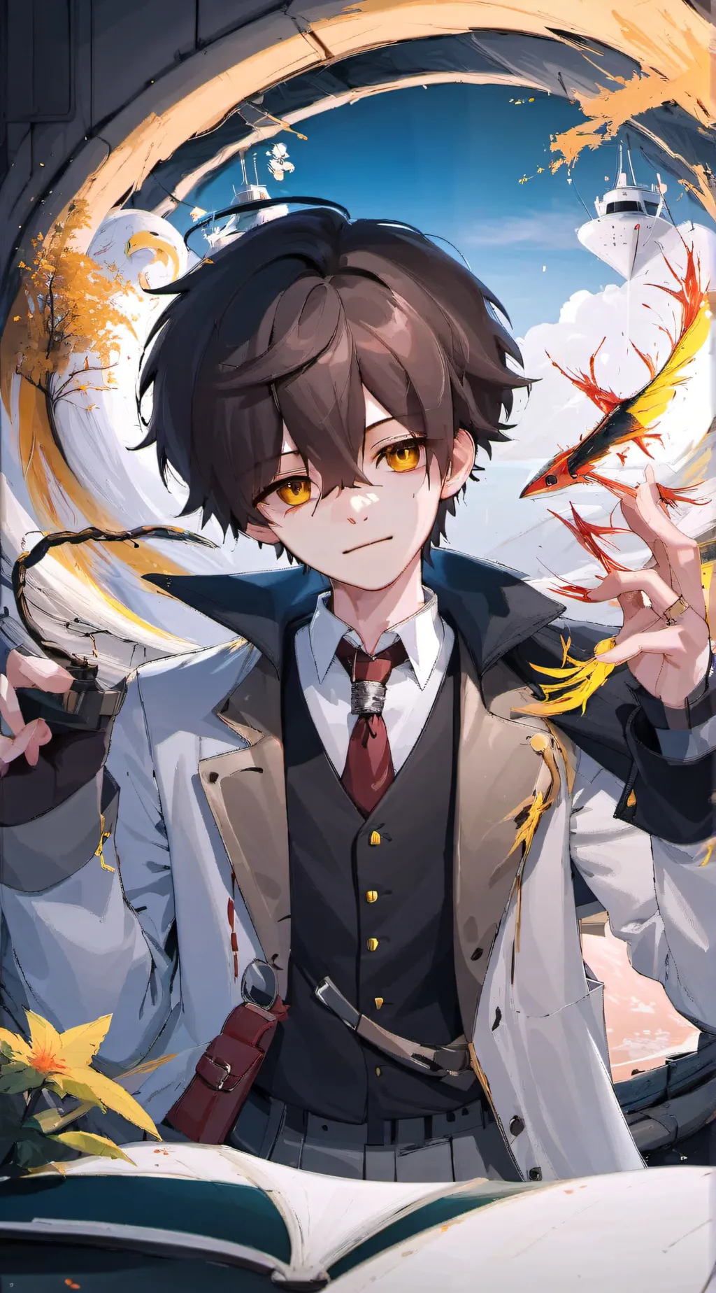 ai character: Scientist background
