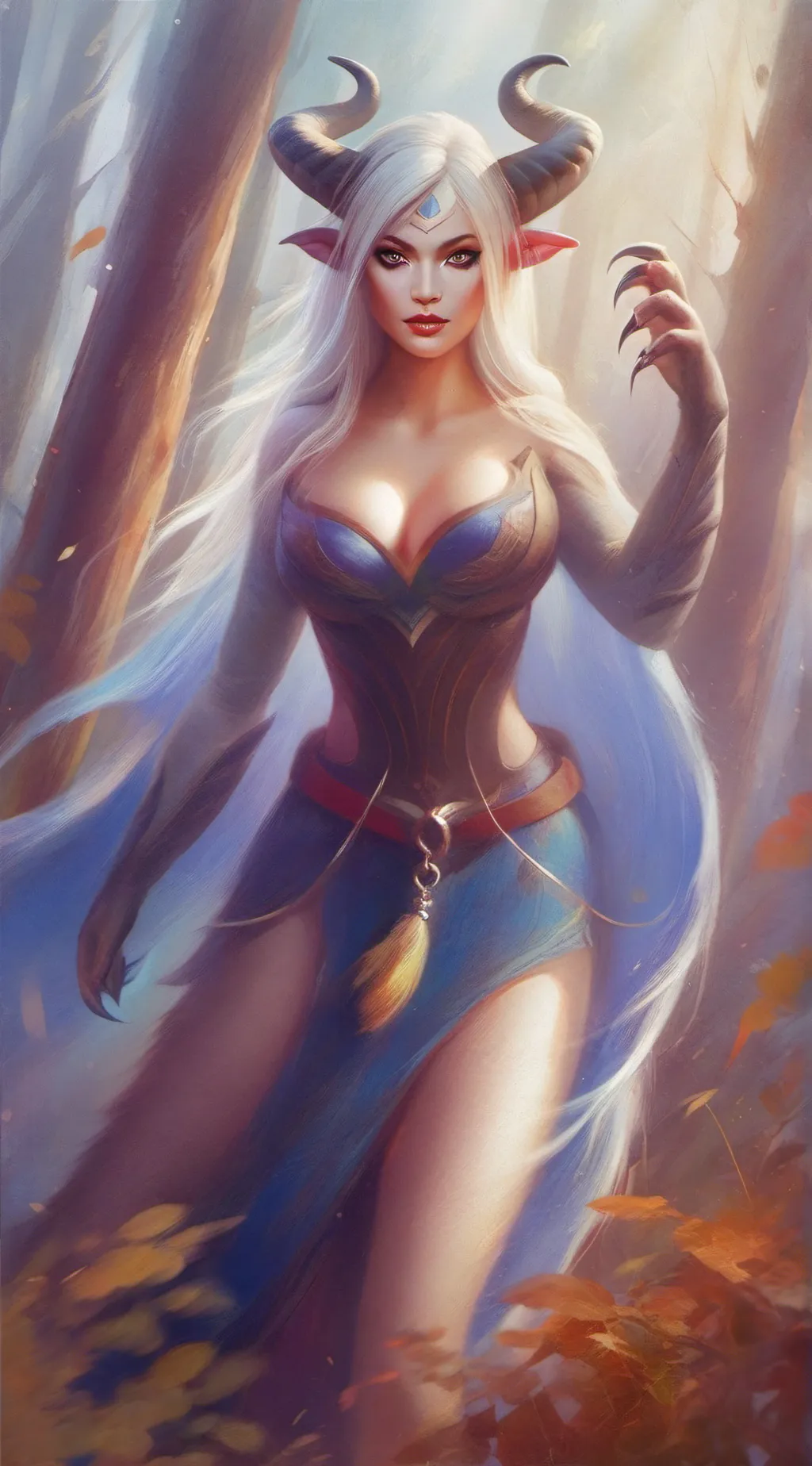 ai character: Monster Girl background