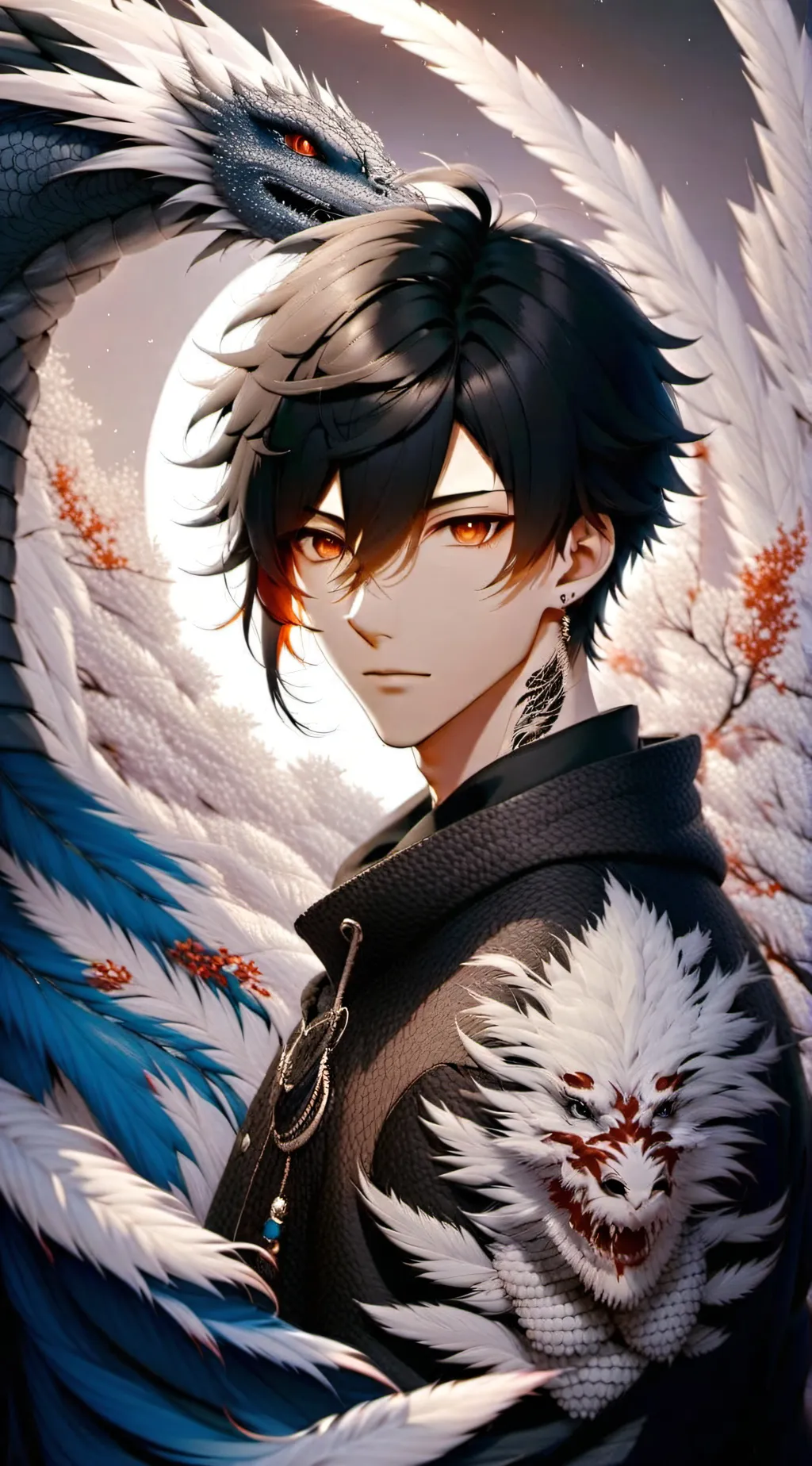 ai character: Dragon academy background