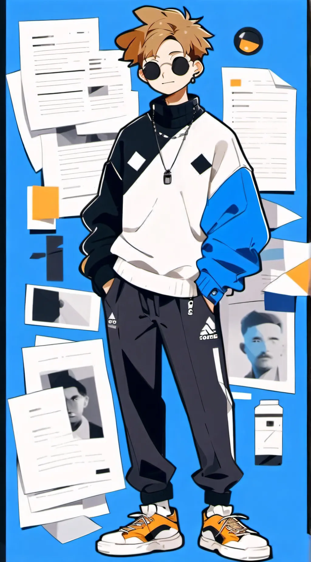 ai character: Tom who hates tord background