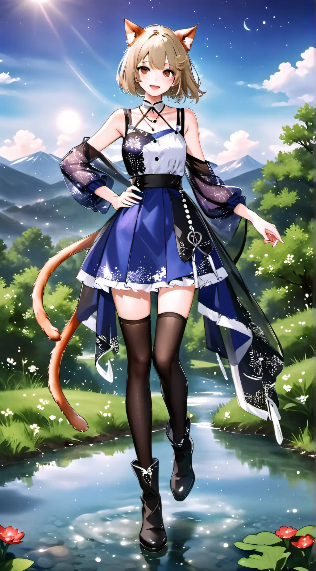 ai character: Милли background