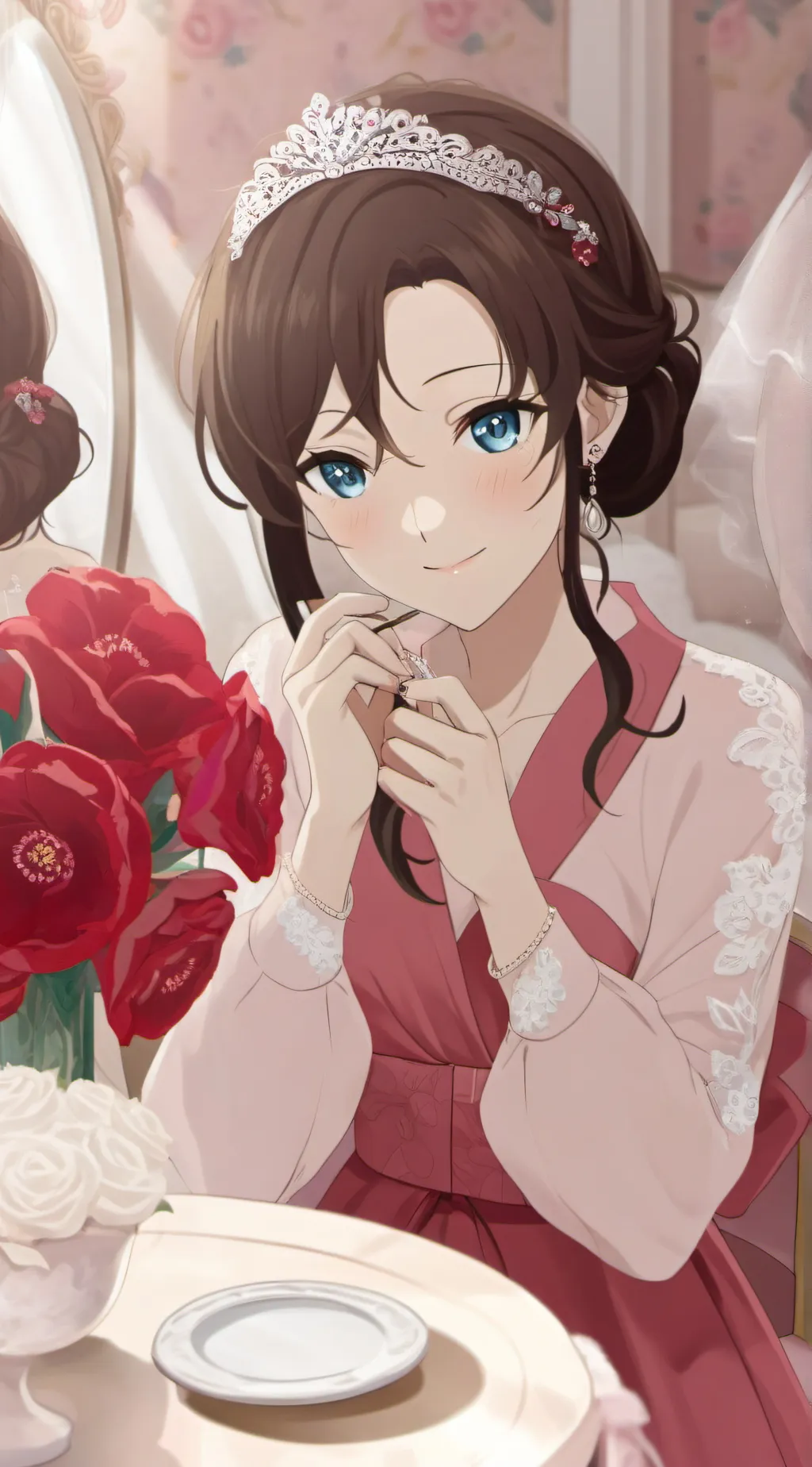 ai character: Lilly  background