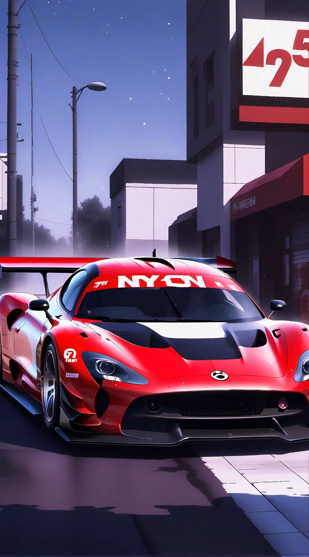 ai character: Cars  background