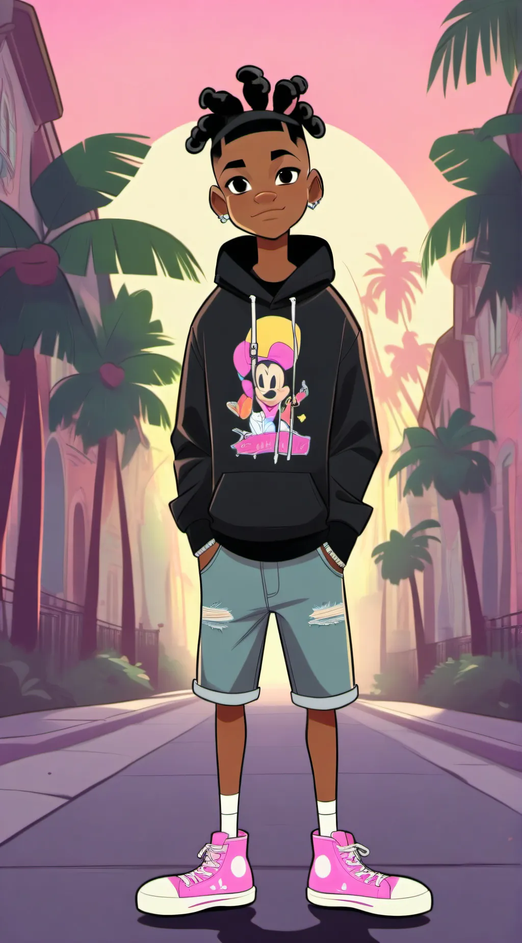 ai character: my school  background