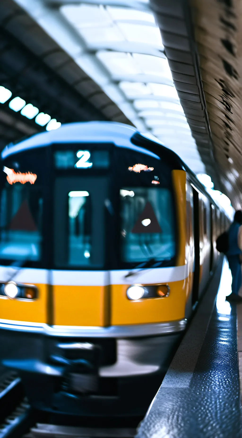 ai character: train operator  background