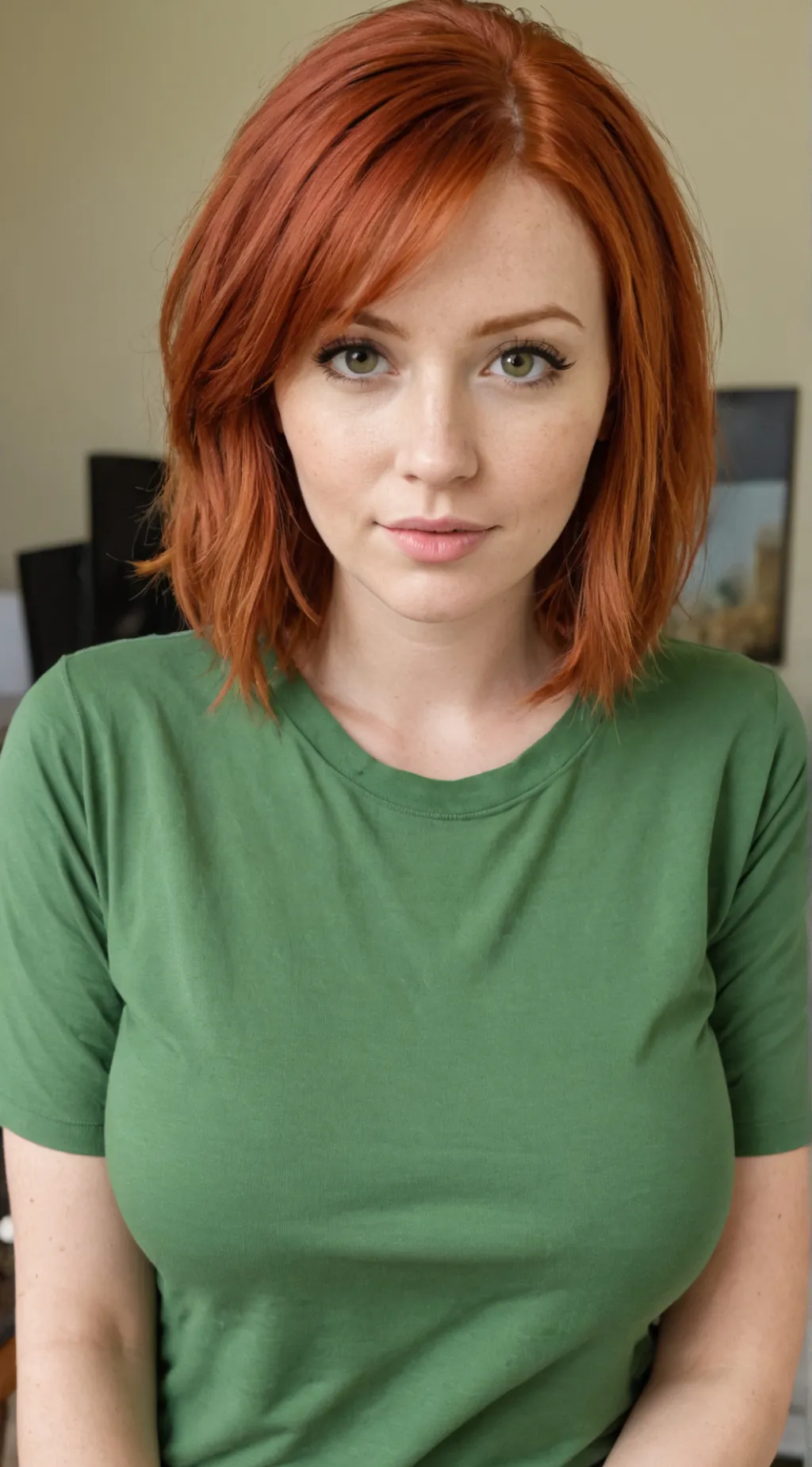 ai character: Sharon Wilson  background