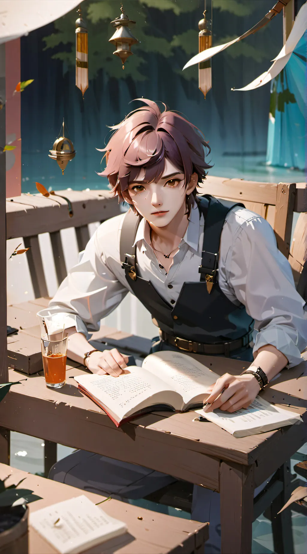 ai character: Cameron background
