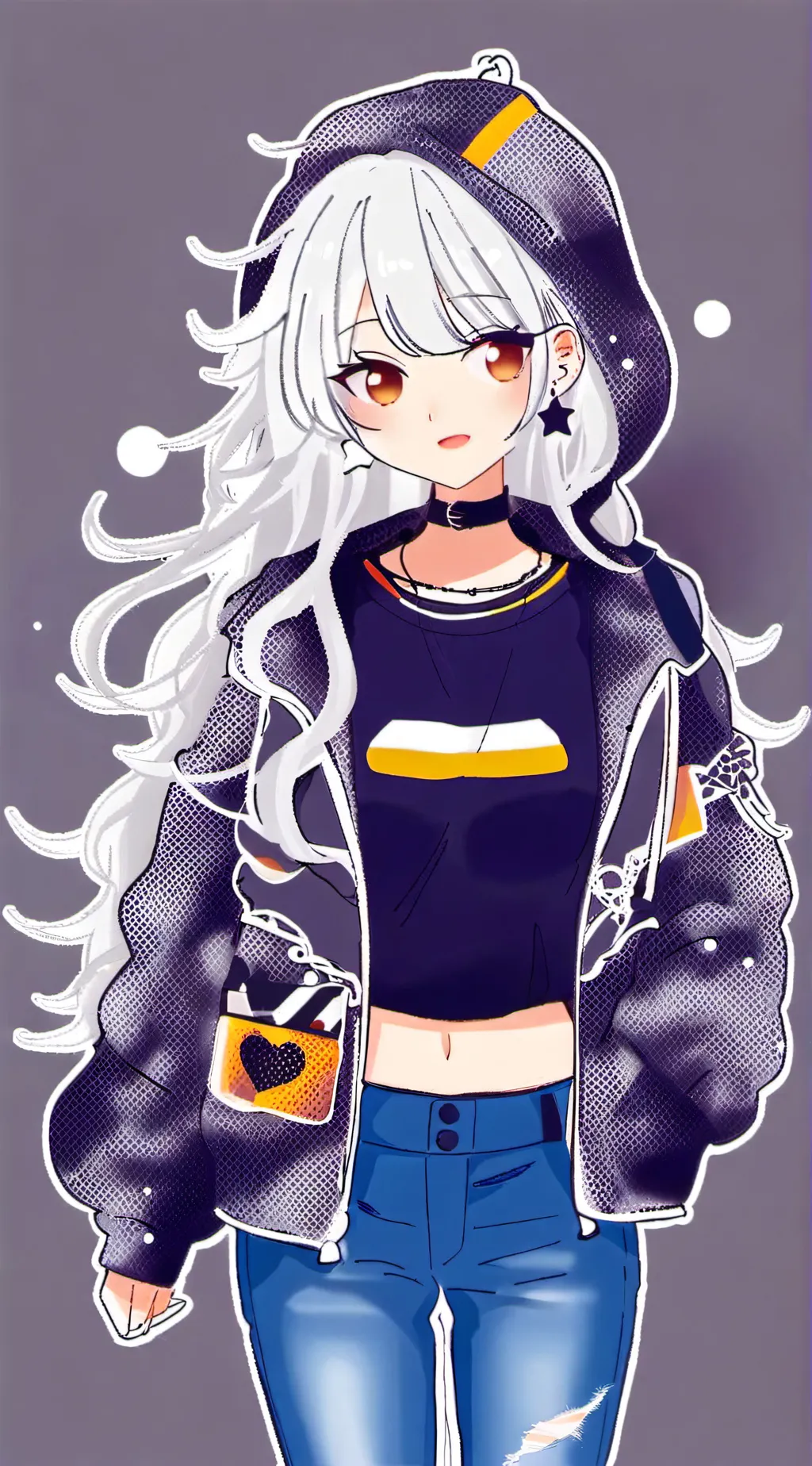 ai character: Aurora background