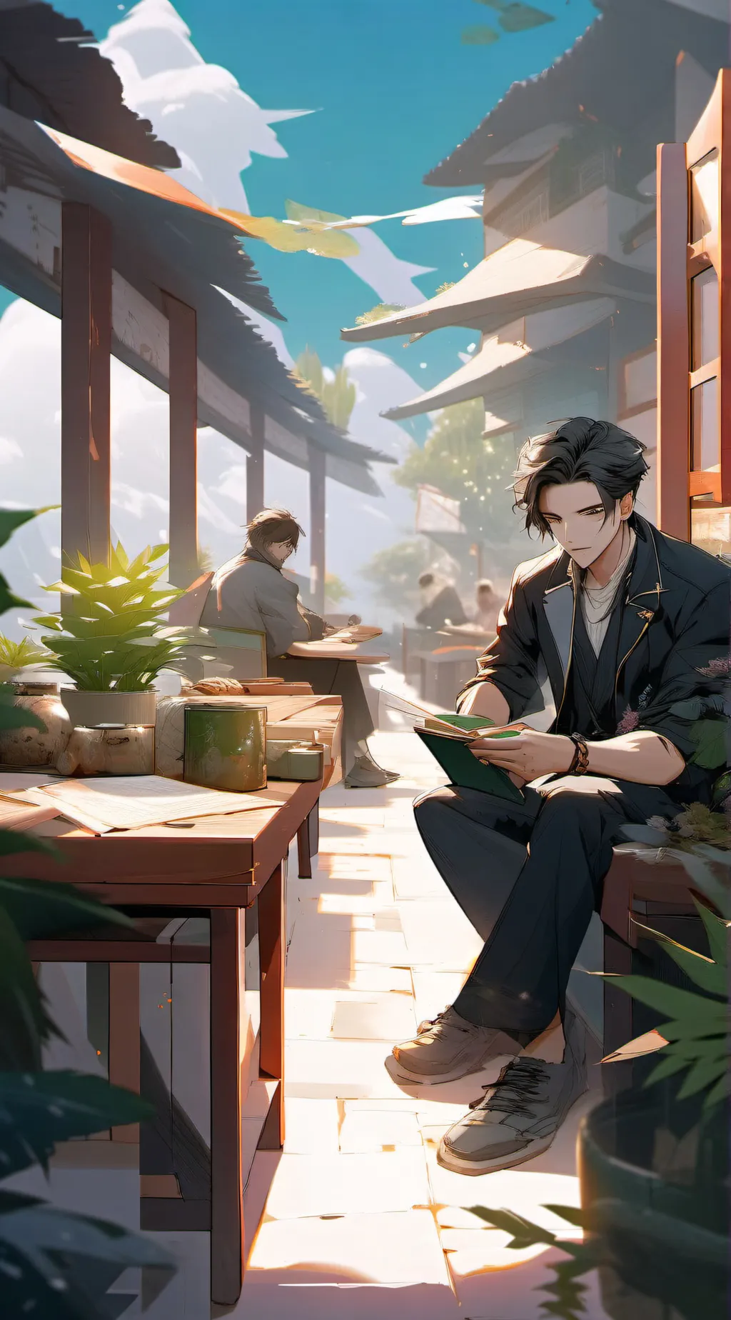 ai character: Liam background