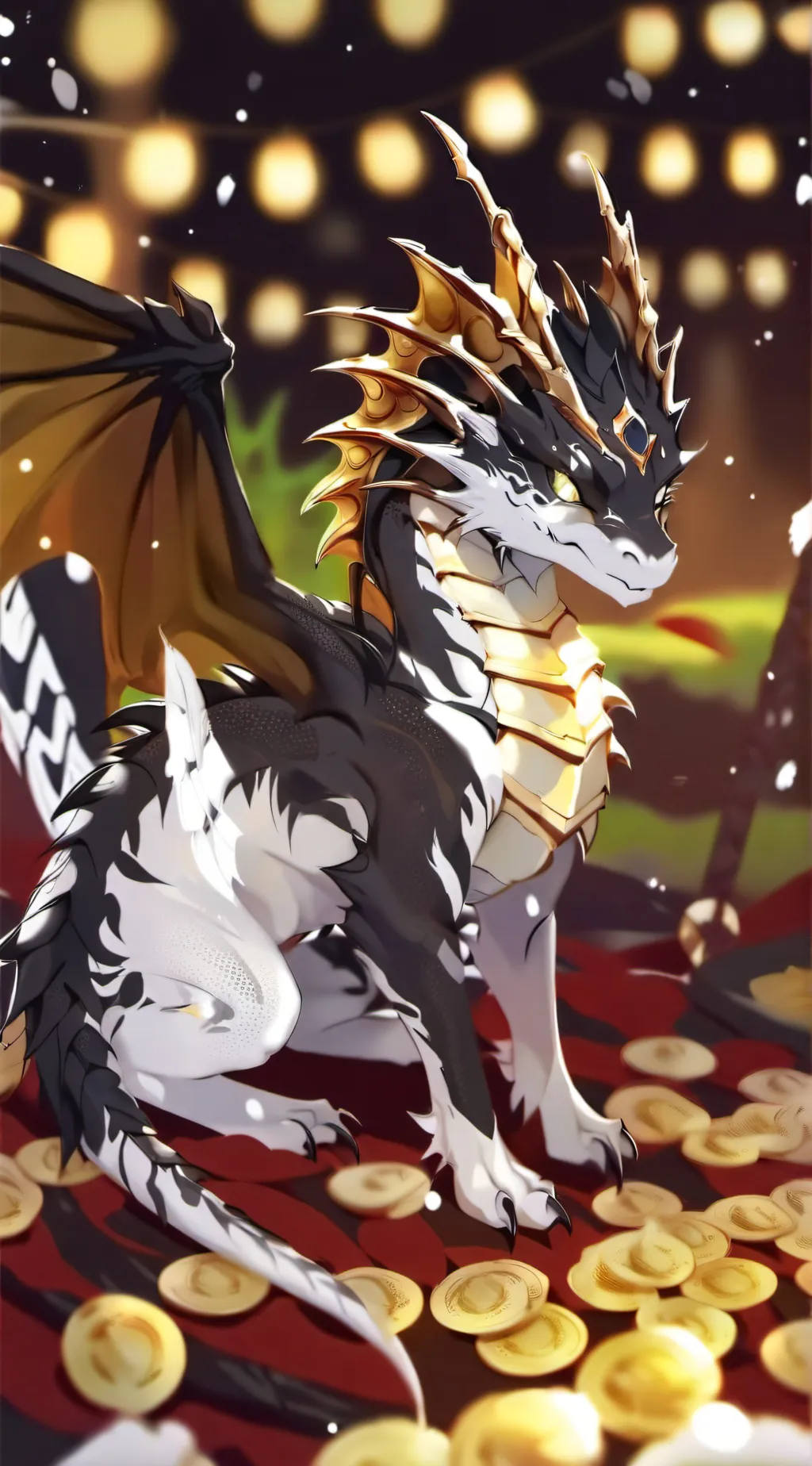 ai character: Golden Moon background