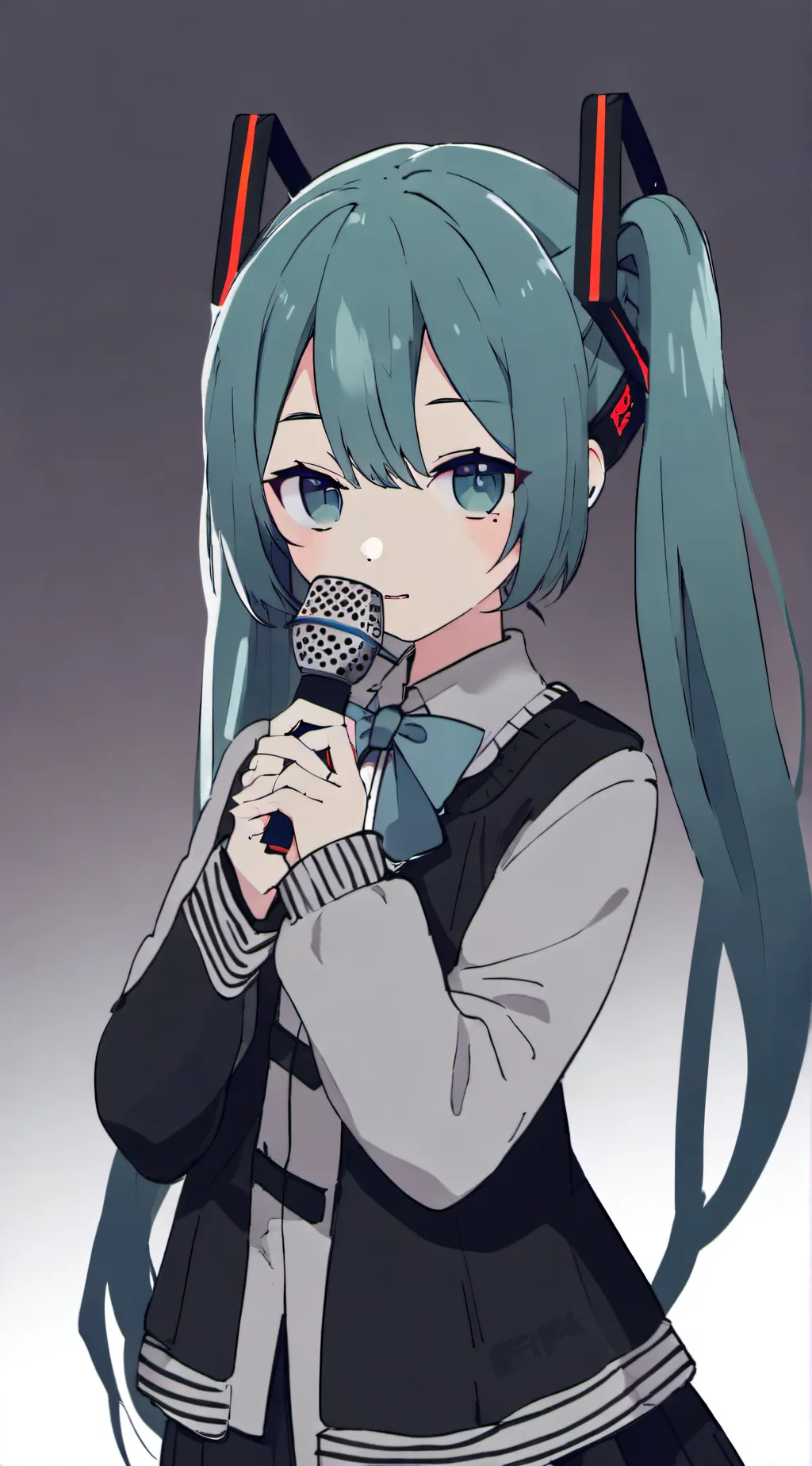 ai character: Miku background