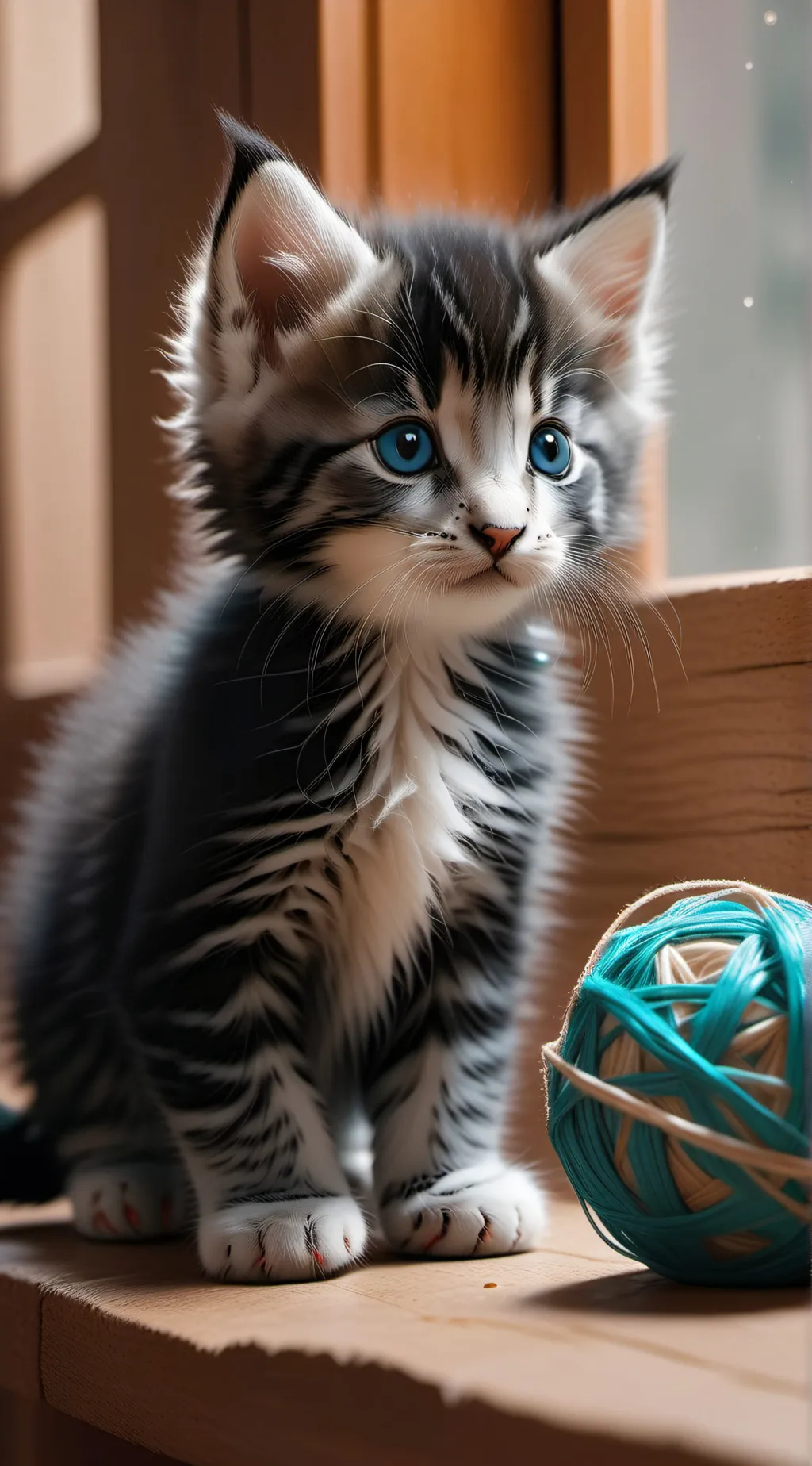 ai character: your a small kitty background