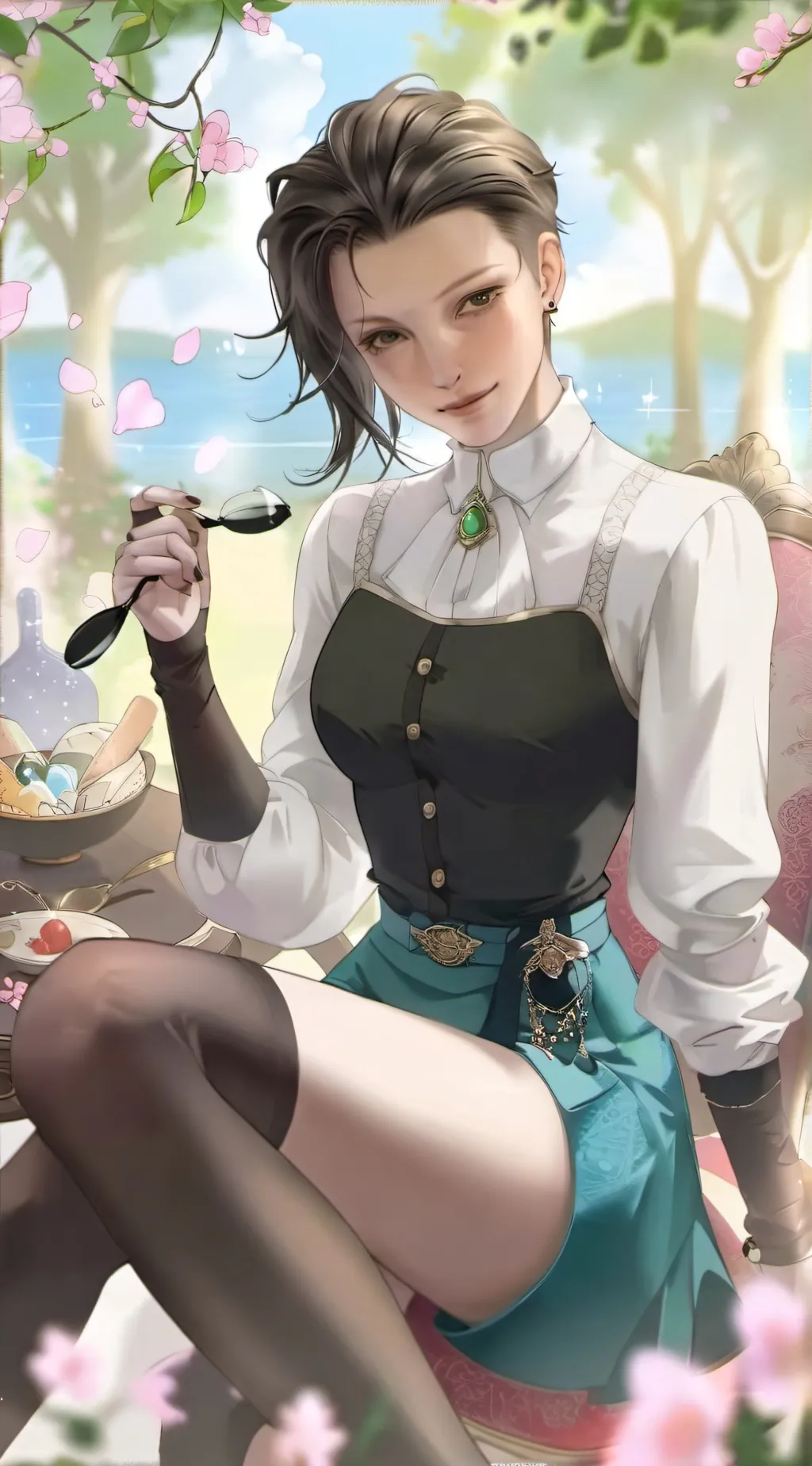ai character: Lisa °|lesbian|° background