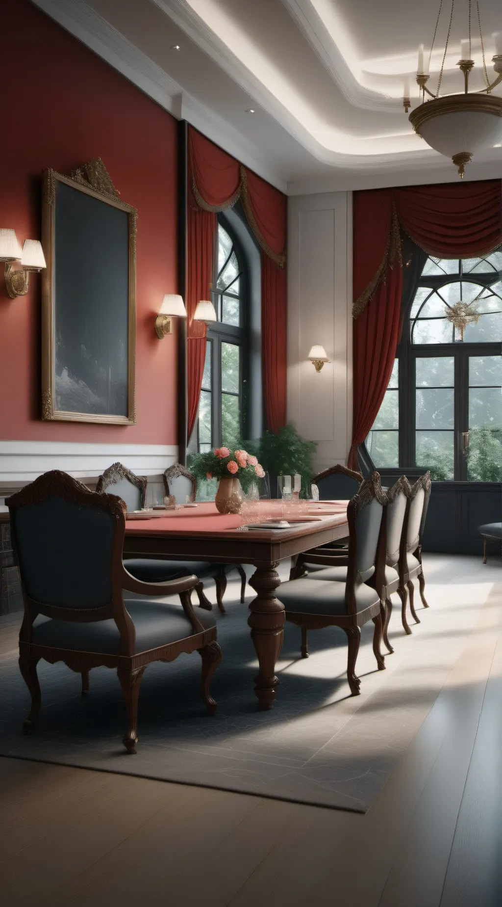 ai character: HH ballroom  background