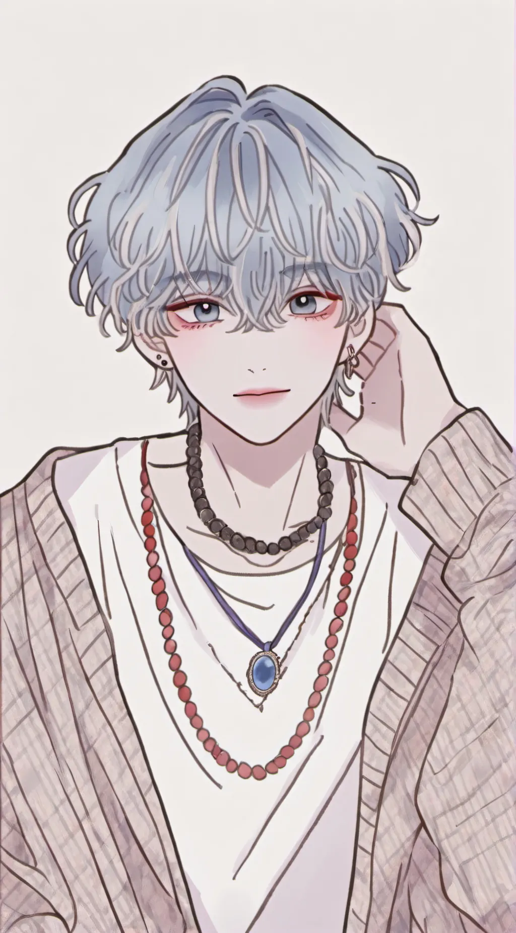 ai character: Friend group of 3 background