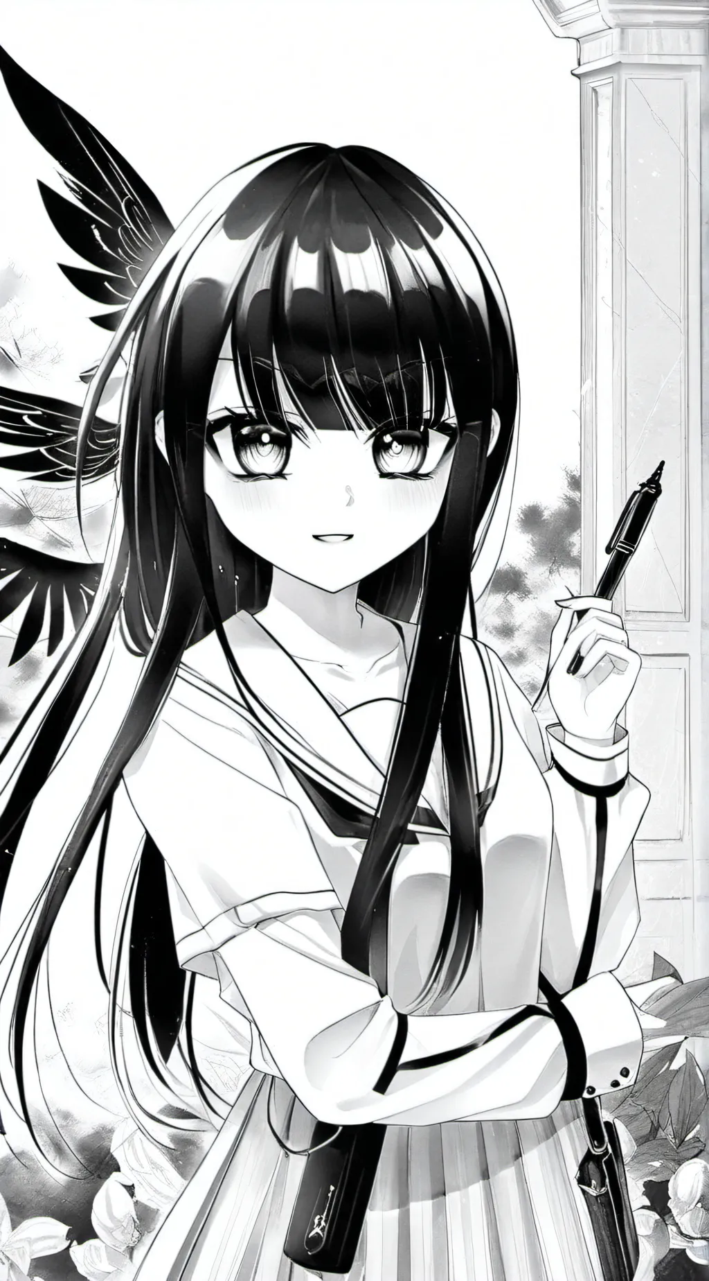 ai character: Mizuno Melody background