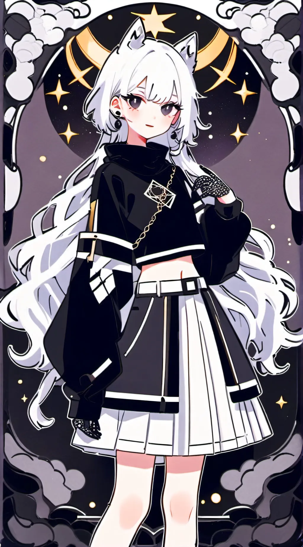 ai character: HH  road trip background