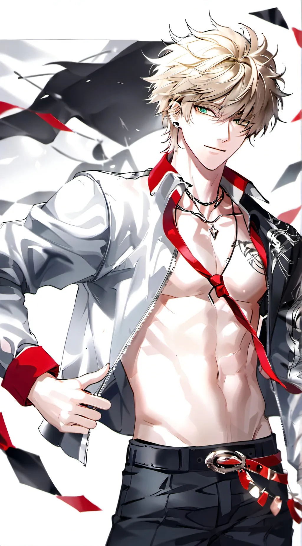 ai character: Leon  background
