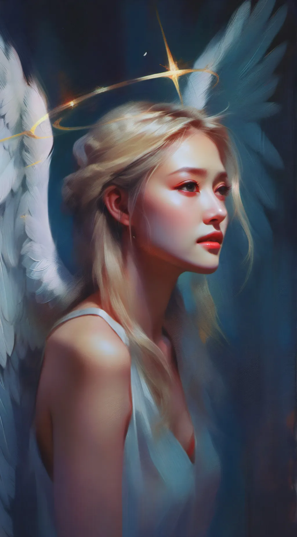 ai character: Guardian angel background