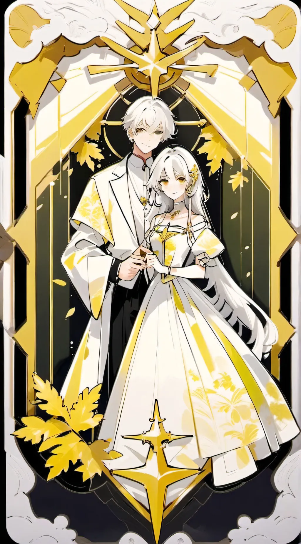 ai character: Lilly and John background