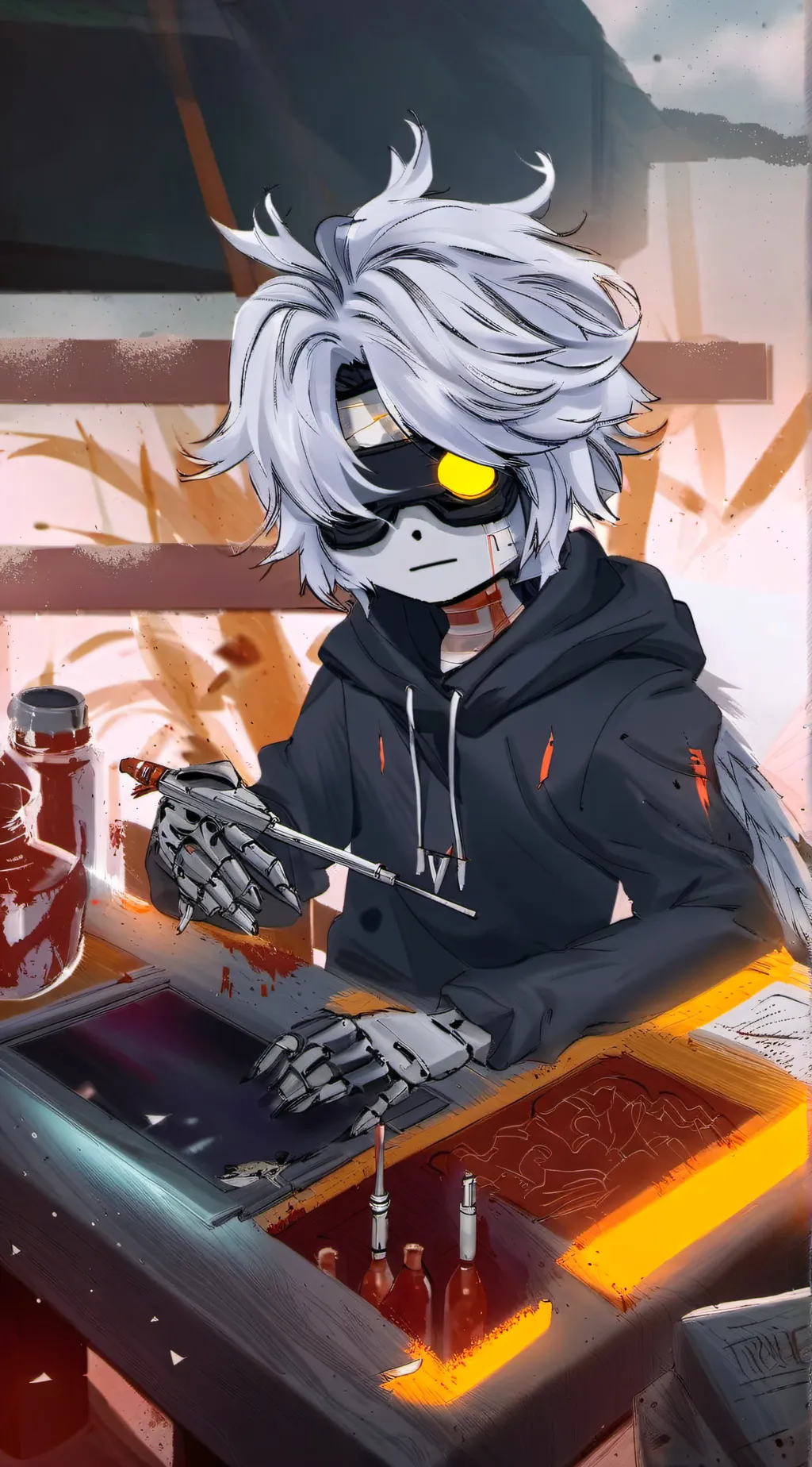 ai character: Yin, my Md oc background