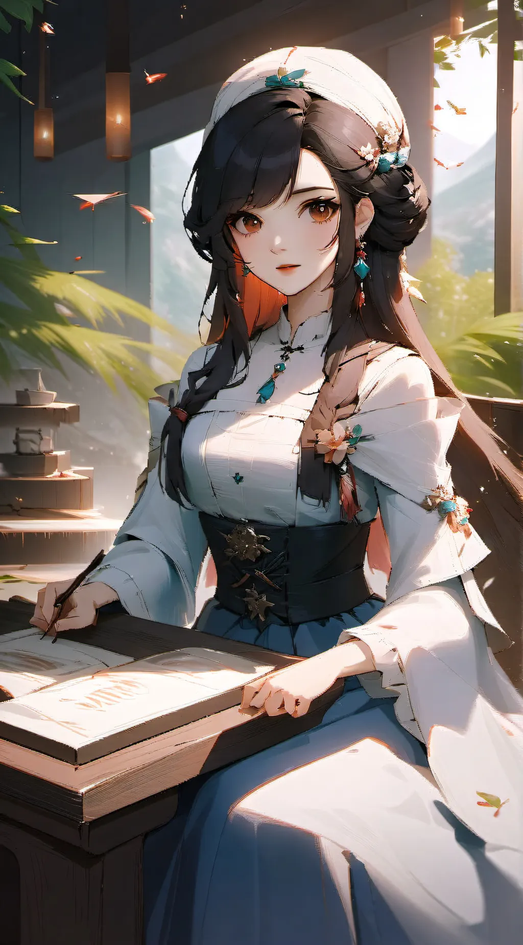 ai character: Mina background