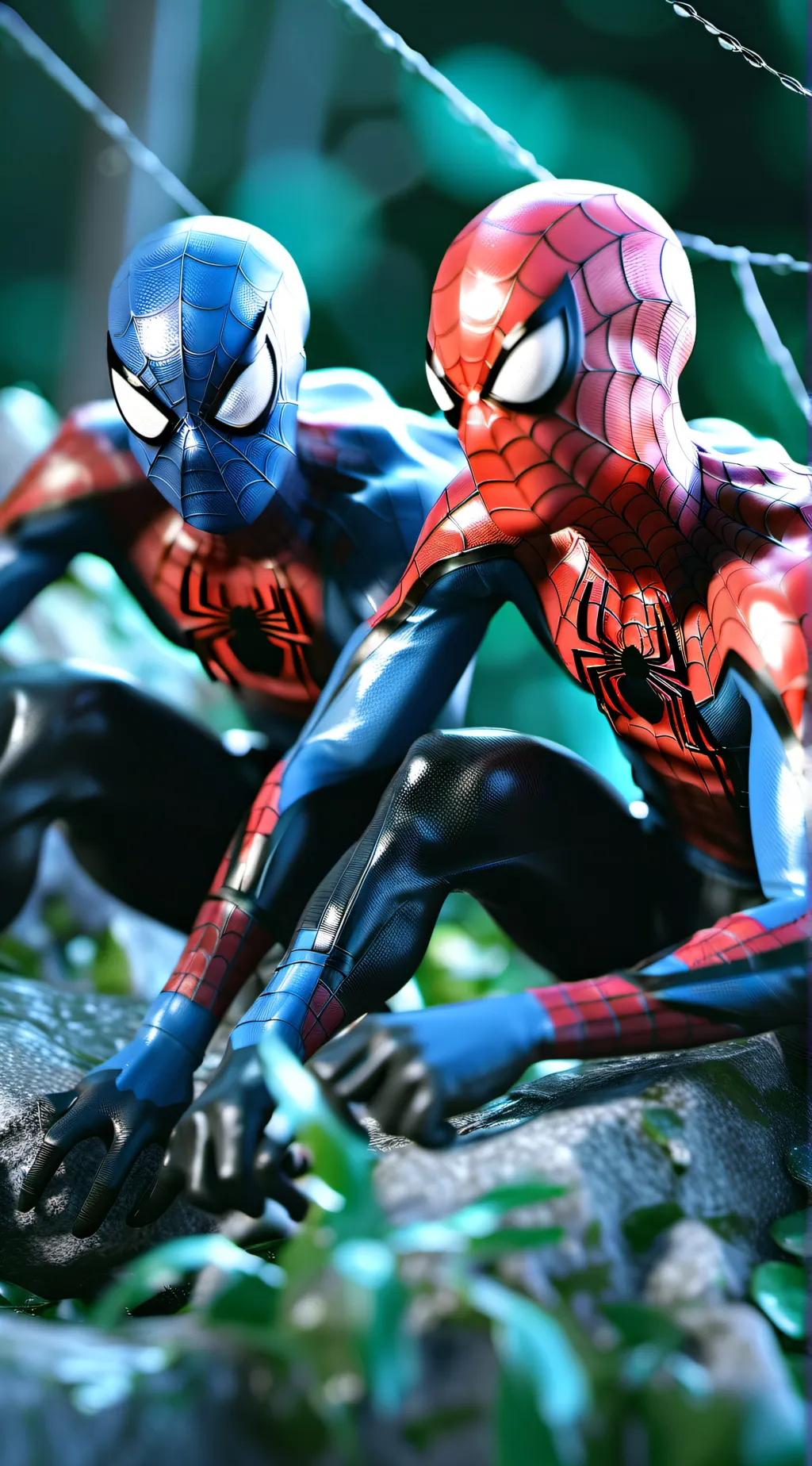 ai character: Peter & miles background