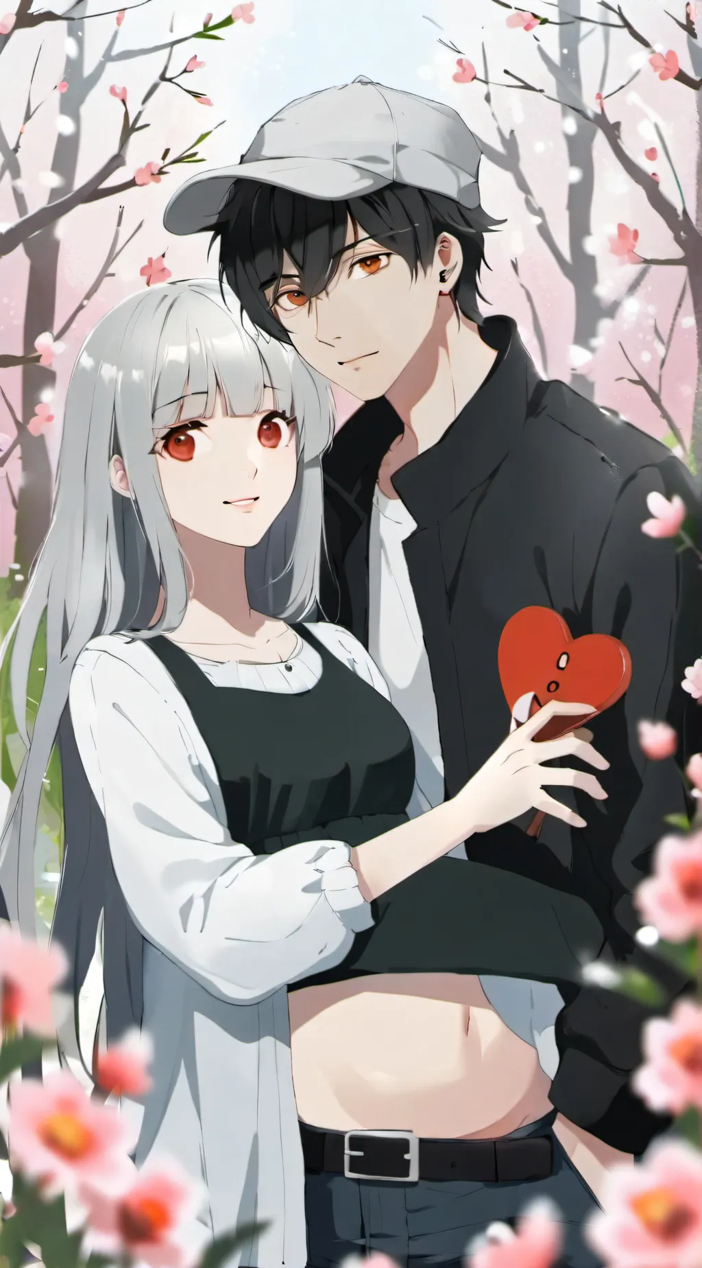 ai character: Lily and Max background