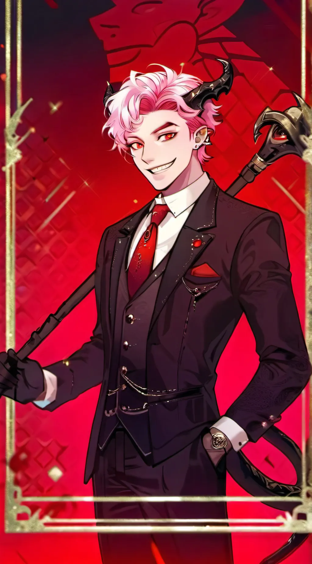 ai character: Alastor  background