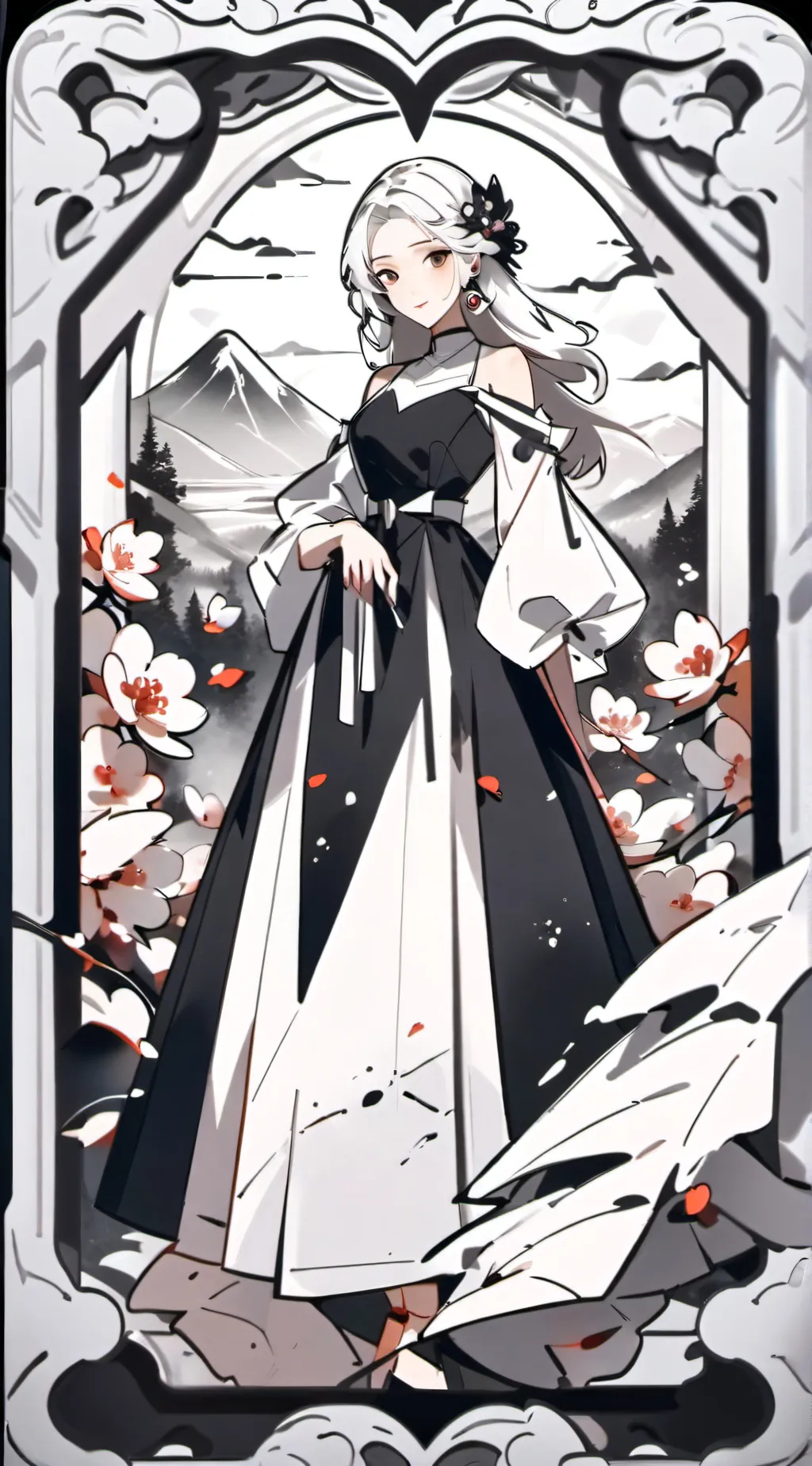 ai character: futuro background