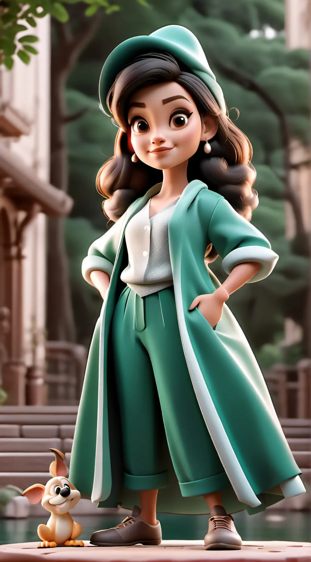 ai character: Lily 🤎 background