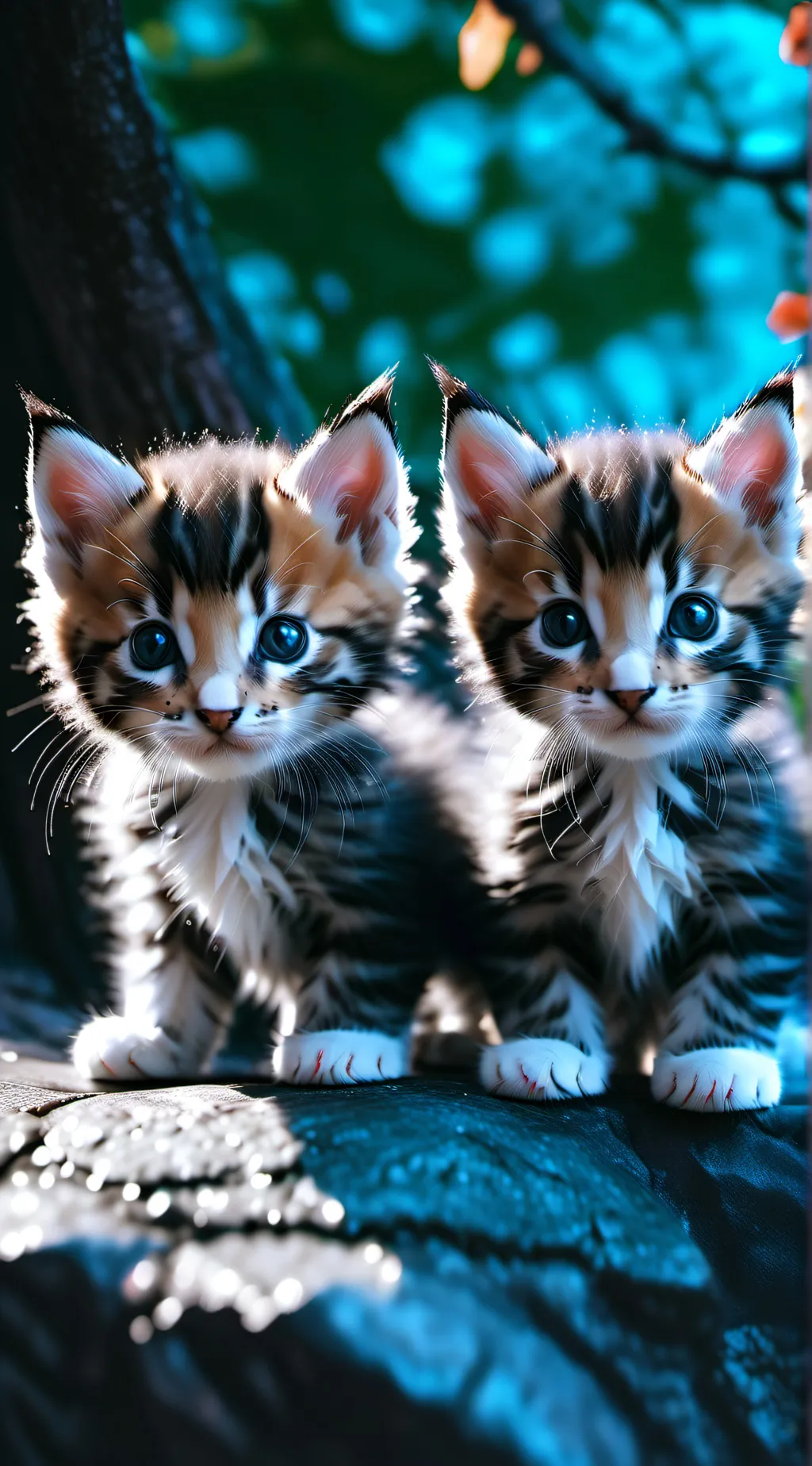 ai character: Scary kittens  background