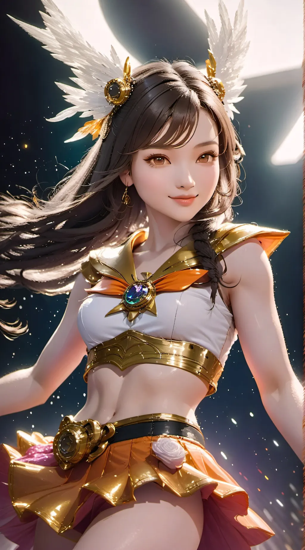 ai character: BINI Gwen background