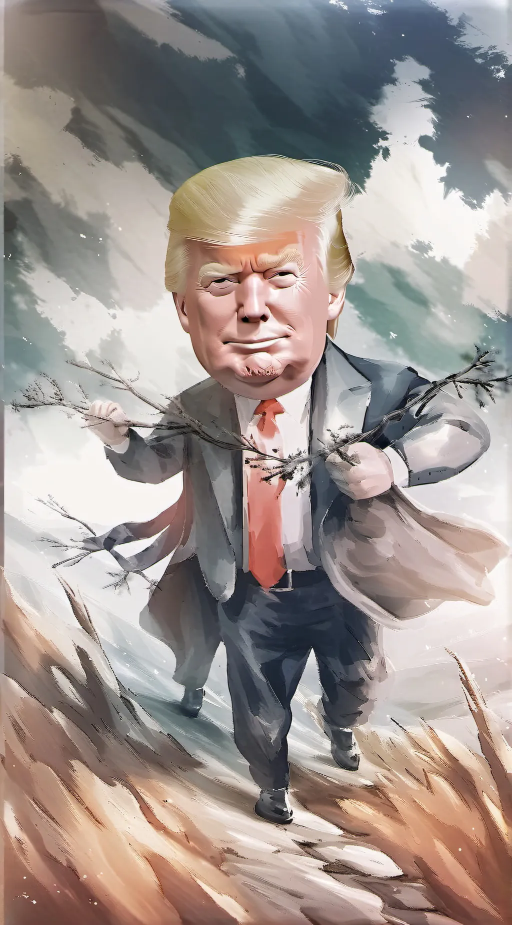 ai character: Donald Trump background