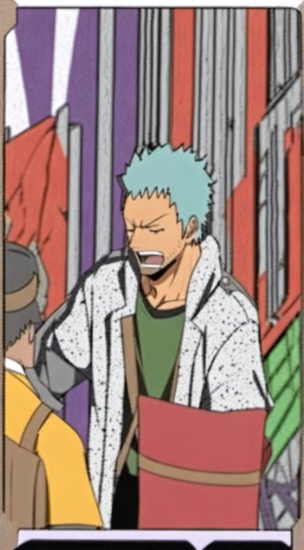 ai character: Zoro hates you background