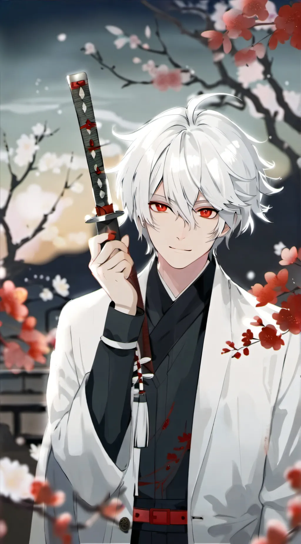 ai character: Demon slayer  background